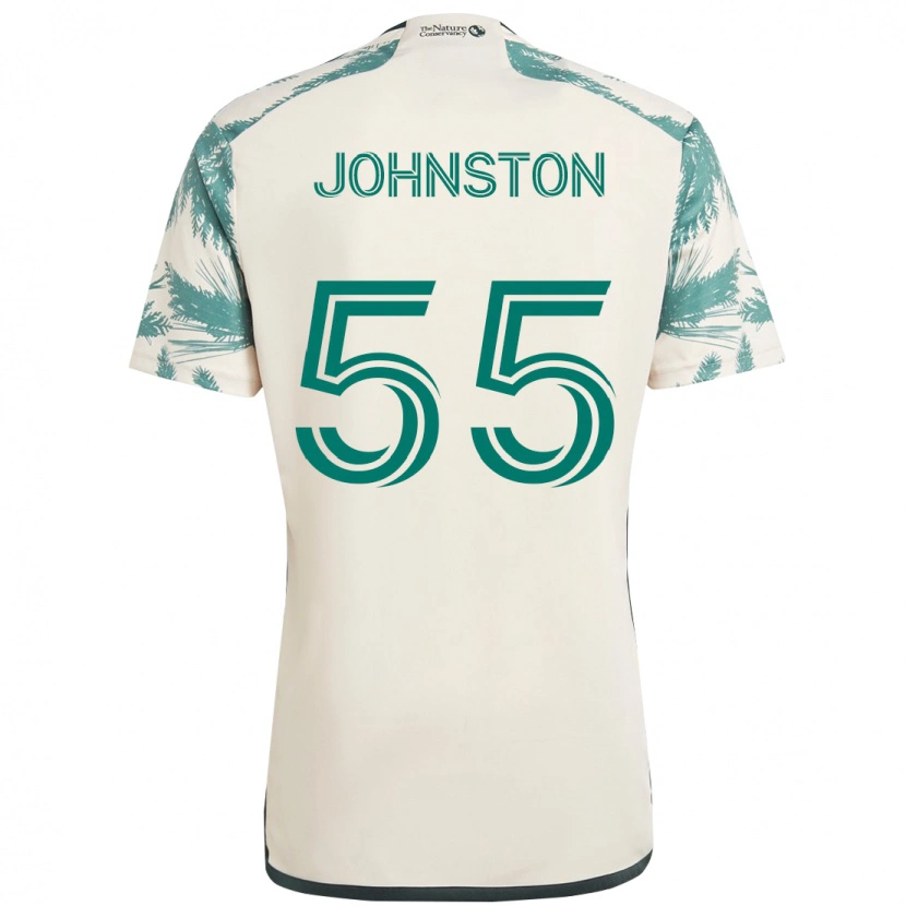 Danxen Pánské Malcolm Johnston #55 Černá Hnědá Daleko Hráčské Dresy 2025/26 Dres