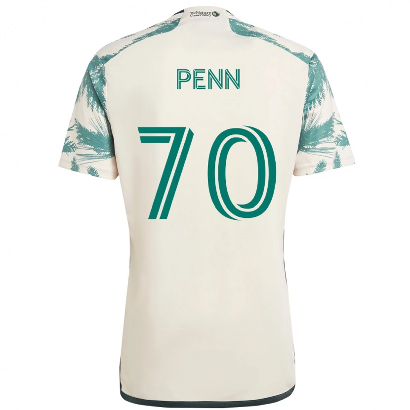 Danxen Pánské Josh Penn #70 Černá Hnědá Daleko Hráčské Dresy 2025/26 Dres
