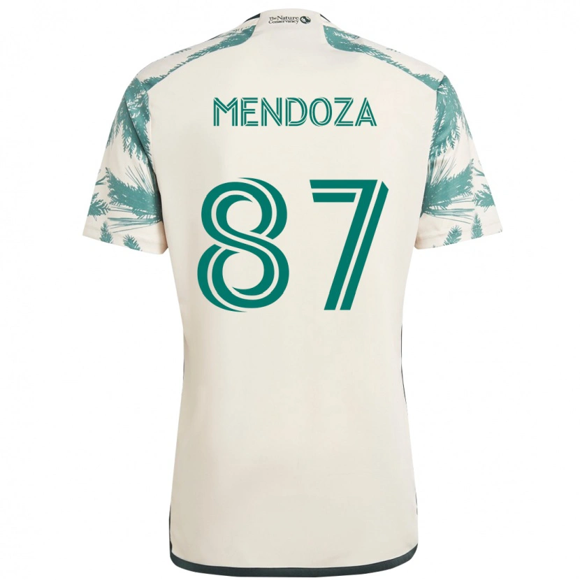 Danxen Pánské Christian Mendoza #87 Černá Hnědá Daleko Hráčské Dresy 2025/26 Dres