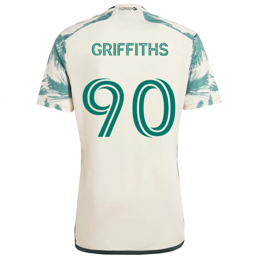 Danxen Pánské Reo Griffiths #90 Černá Hnědá Daleko Hráčské Dresy 2025/26 Dres