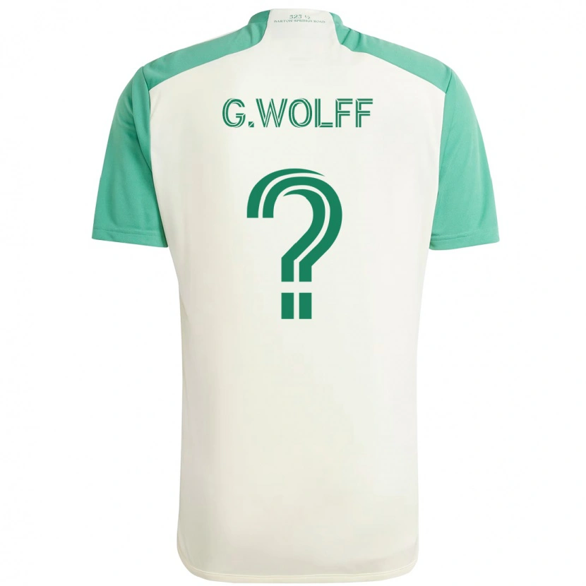 Danxen Pánské Gavin Wolff #0 Zelená Černá Daleko Hráčské Dresy 2025/26 Dres