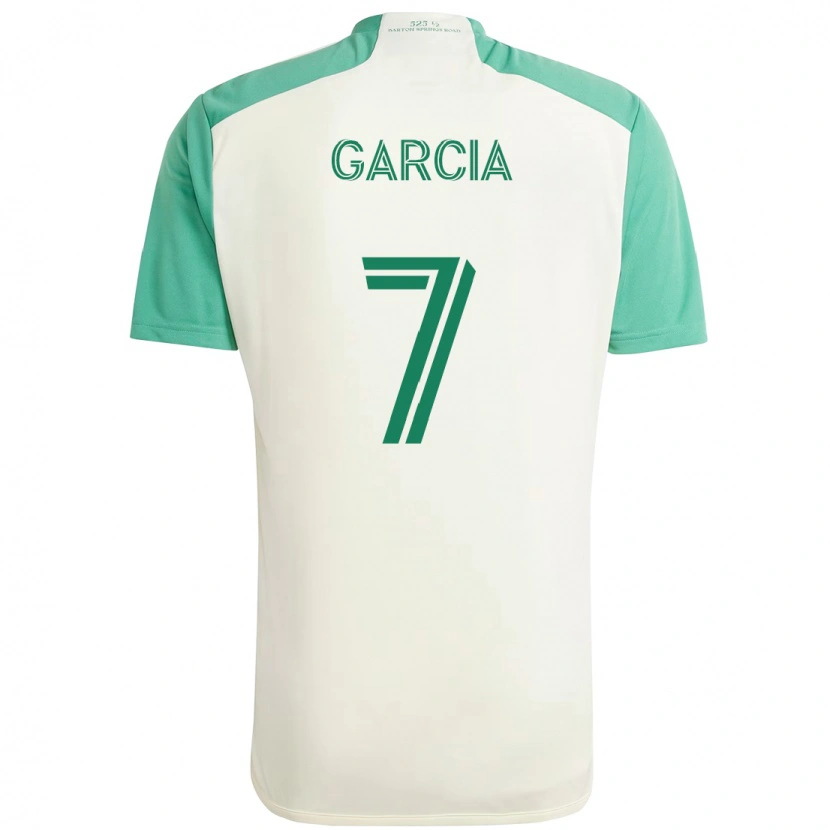 Danxen Pánské Anthony García #7 Zelená Černá Daleko Hráčské Dresy 2025/26 Dres