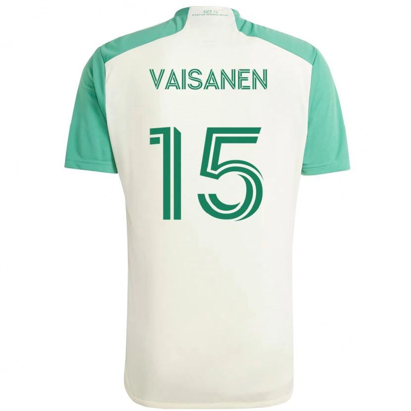 Danxen Pánské Leo Väisänen #15 Zelená Černá Daleko Hráčské Dresy 2025/26 Dres