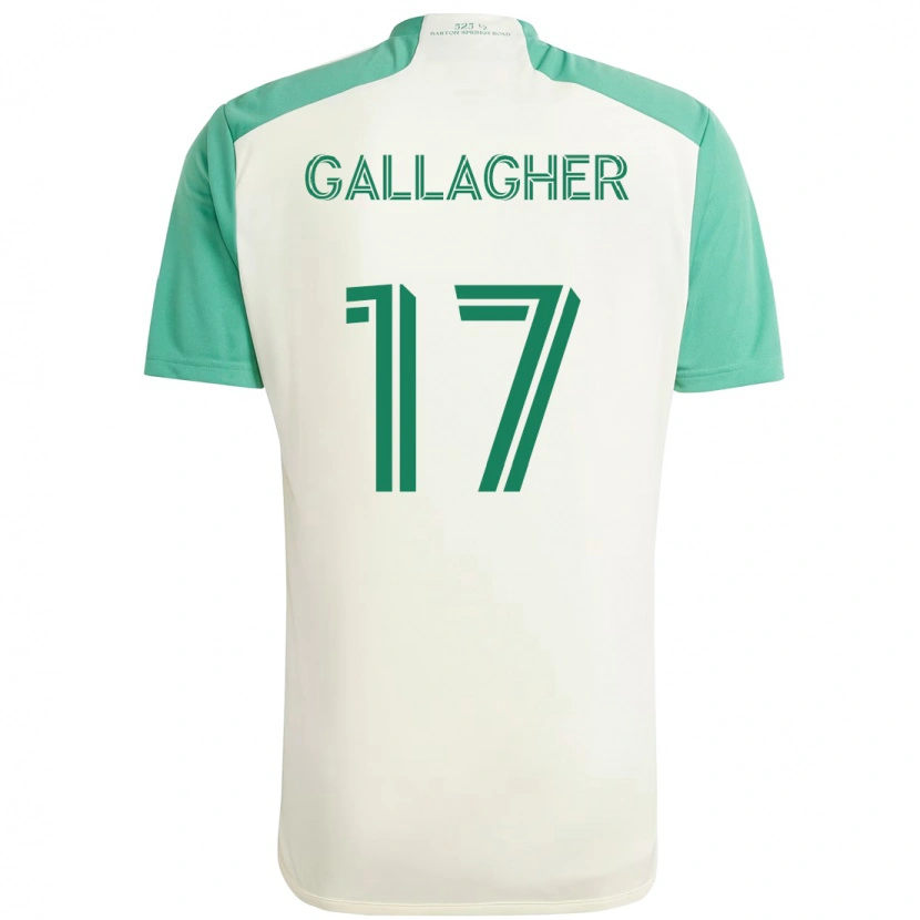Danxen Pánské Jon Gallagher #17 Zelená Černá Daleko Hráčské Dresy 2025/26 Dres