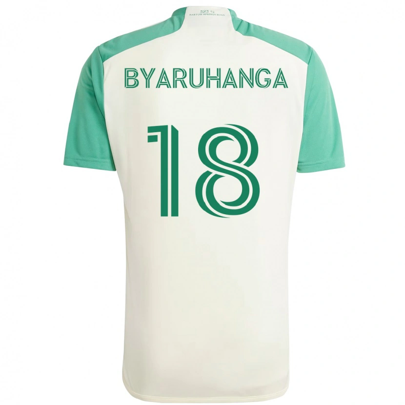 Danxen Pánské Bobosi Byaruhanga #18 Zelená Černá Daleko Hráčské Dresy 2025/26 Dres