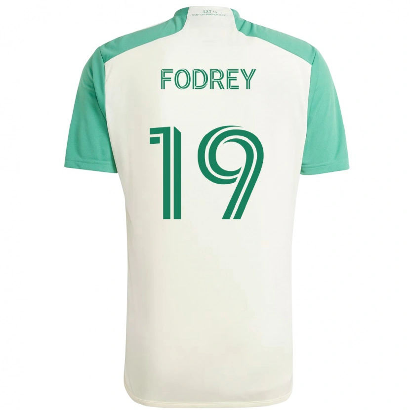 Danxen Pánské Cj Fodrey #19 Zelená Černá Daleko Hráčské Dresy 2025/26 Dres