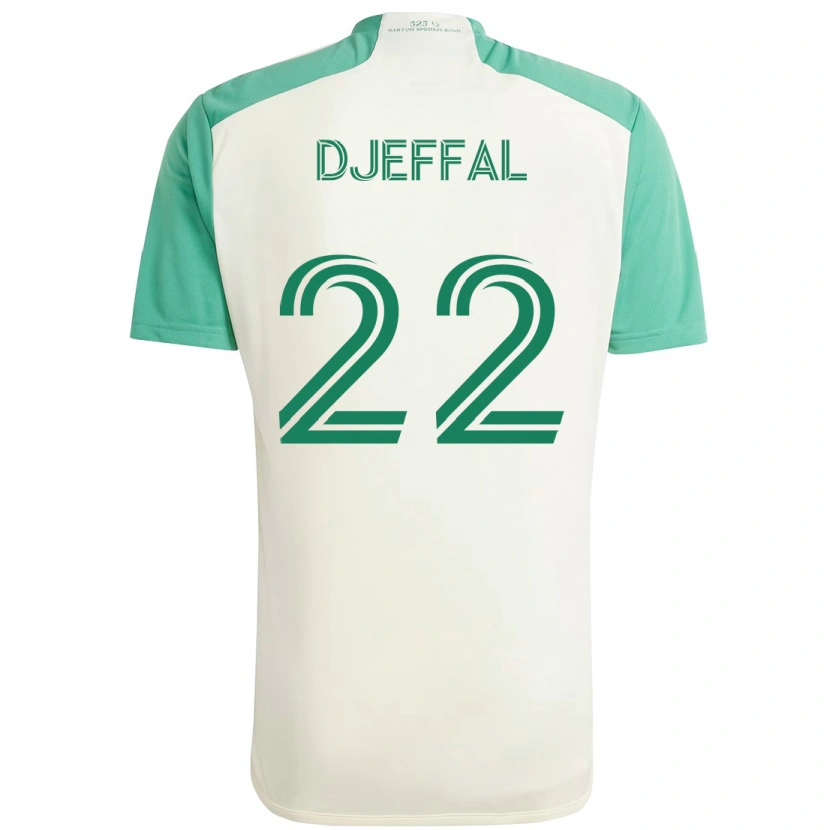 Danxen Pánské Sofiane Djeffal #22 Zelená Černá Daleko Hráčské Dresy 2025/26 Dres