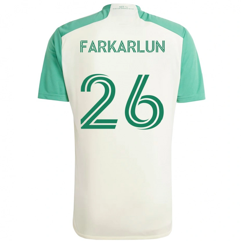 Danxen Pánské Jimmy Farkarlun #26 Zelená Černá Daleko Hráčské Dresy 2025/26 Dres