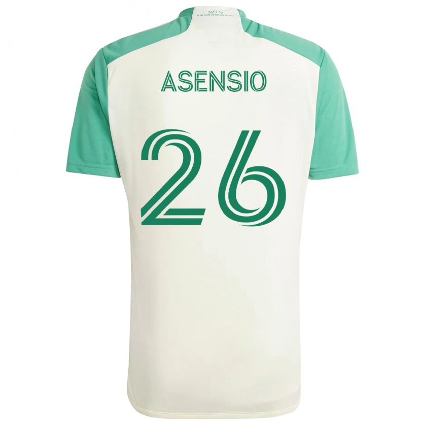 Danxen Pánské Charlie Asensio #26 Zelená Černá Daleko Hráčské Dresy 2025/26 Dres
