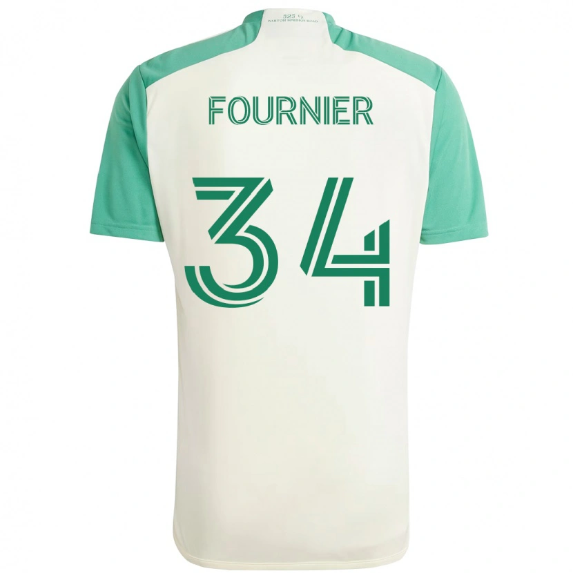 Danxen Pánské Drake Fournier #34 Zelená Černá Daleko Hráčské Dresy 2025/26 Dres