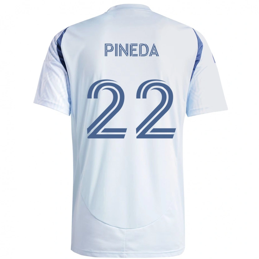 Danxen Pánské Mauricio Pineda #22 Červená Bílá Daleko Hráčské Dresy 2025/26 Dres
