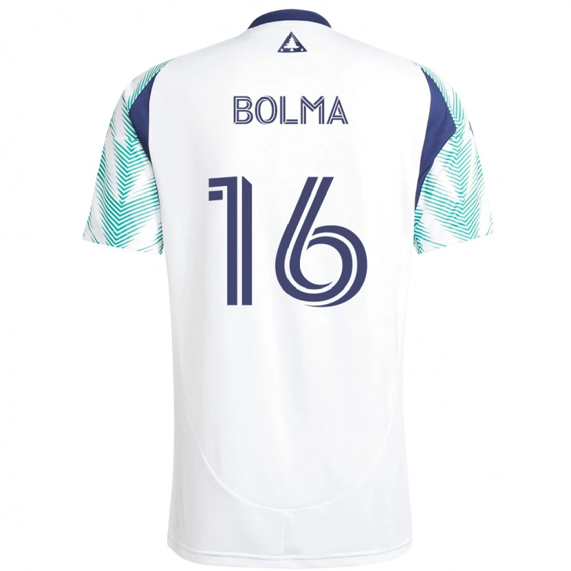 Danxen Pánské Josh Bolma #16 Bílá Modrá Daleko Hráčské Dresy 2025/26 Dres