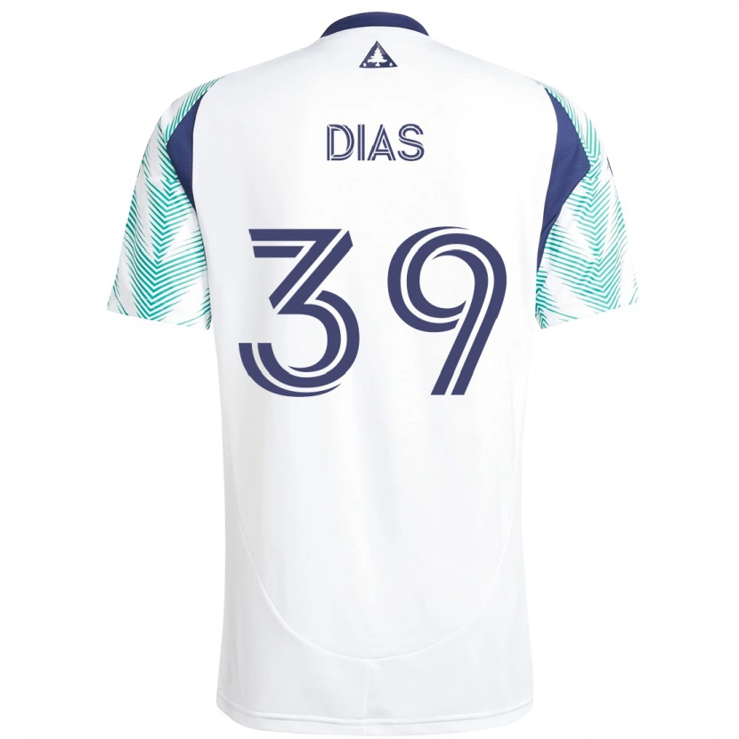 Danxen Pánské Marcos Dias #39 Bílá Modrá Daleko Hráčské Dresy 2025/26 Dres