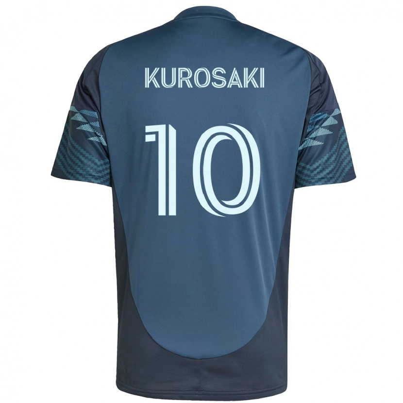 Danxen Pánské Yuuka Kurosaki #10 Zelená Bílá Daleko Hráčské Dresy 2025/26 Dres