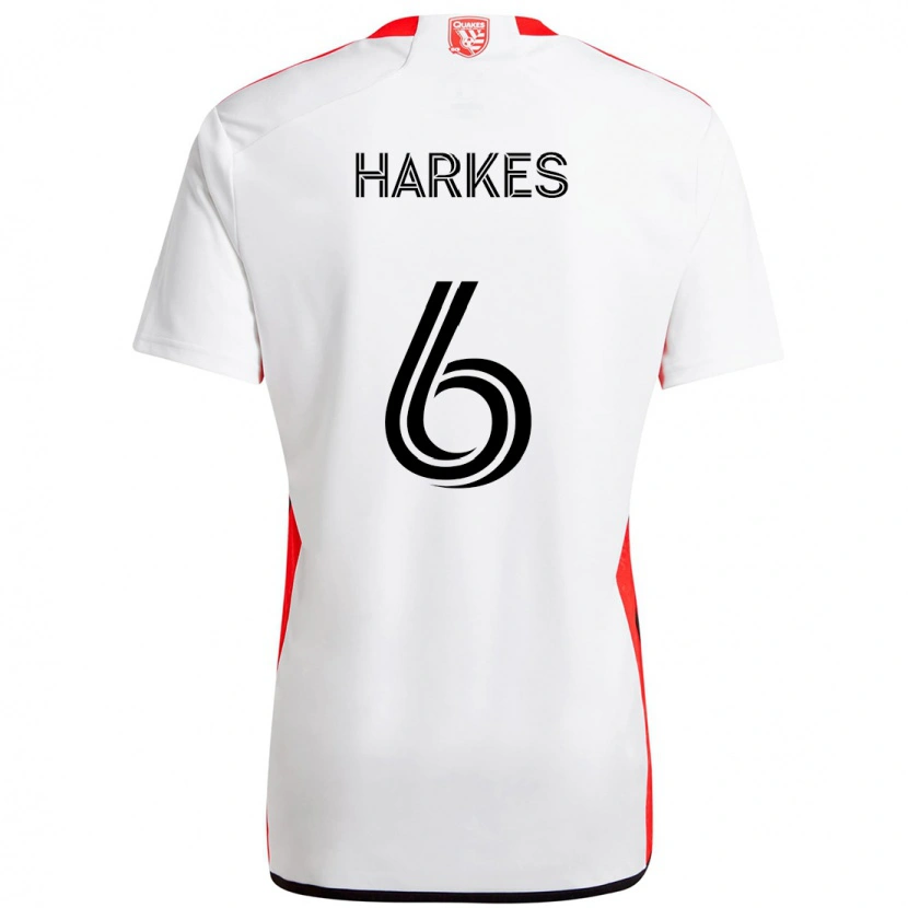Danxen Pánské Ian Harkes #6 Černá Tmavě Modrá Daleko Hráčské Dresy 2025/26 Dres