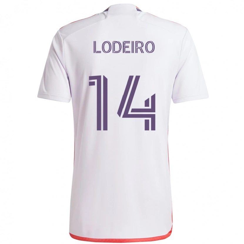 Danxen Pánské Nicolás Lodeiro #14 Fialová Bílá Daleko Hráčské Dresy 2025/26 Dres