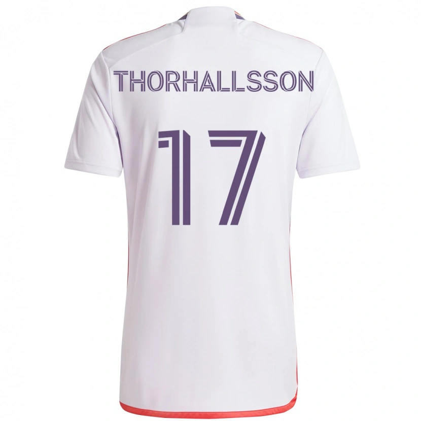 Danxen Pánské Dagur Dan Thórhallsson #17 Fialová Bílá Daleko Hráčské Dresy 2025/26 Dres