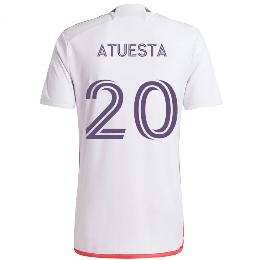 Danxen Pánské Eduard Atuesta #20 Fialová Bílá Daleko Hráčské Dresy 2025/26 Dres