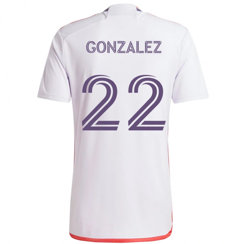 Danxen Pánské Gastón González #22 Fialová Bílá Daleko Hráčské Dresy 2025/26 Dres