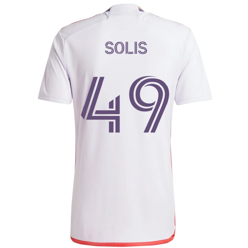 Danxen Pánské Jhon Solís #49 Fialová Bílá Daleko Hráčské Dresy 2025/26 Dres