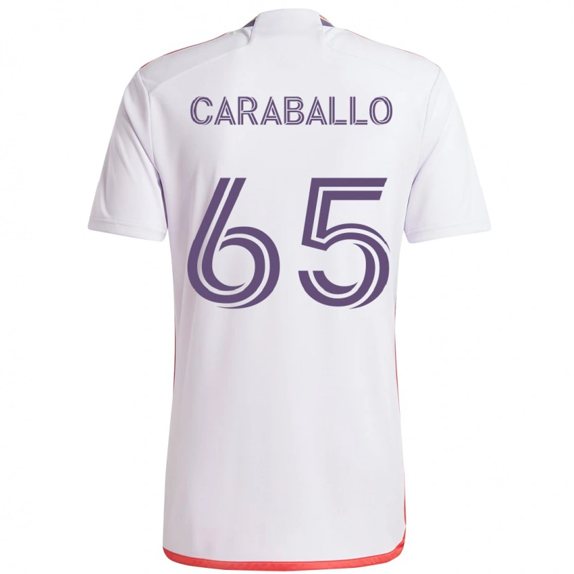 Danxen Pánské Gustavo Caraballo #65 Fialová Bílá Daleko Hráčské Dresy 2025/26 Dres