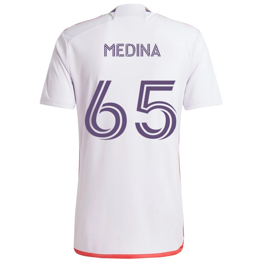 Danxen Pánské Cristian Medina #65 Fialová Bílá Daleko Hráčské Dresy 2025/26 Dres