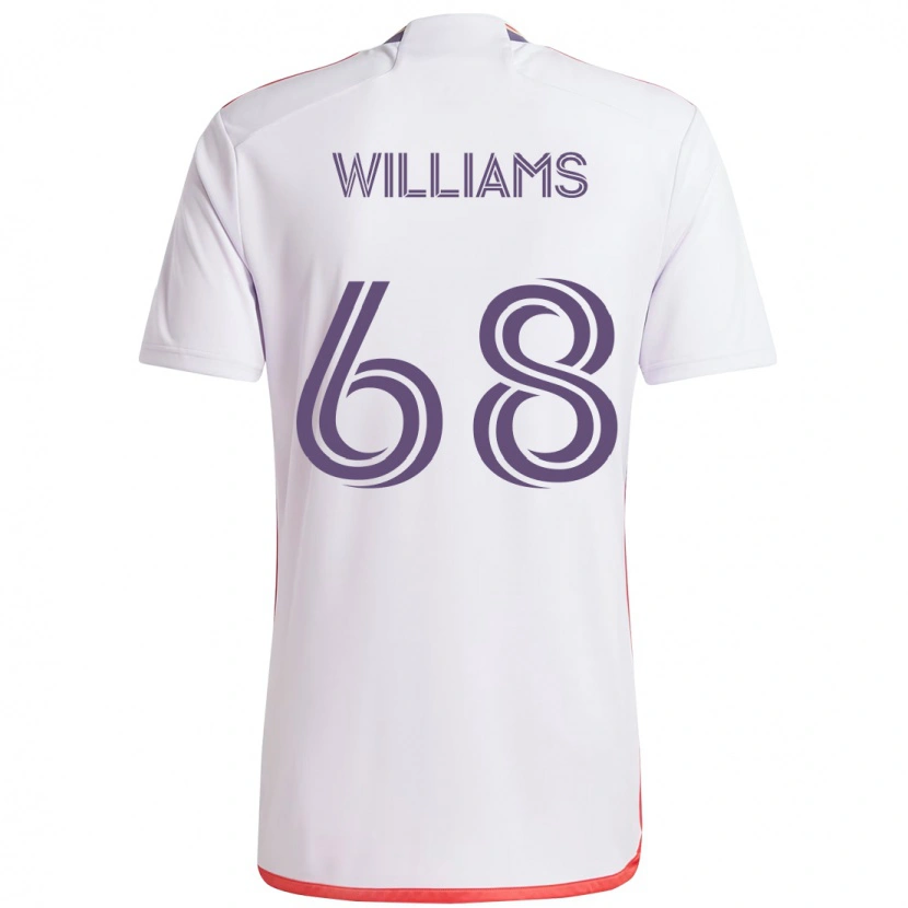 Danxen Pánské Thomas Williams #68 Fialová Bílá Daleko Hráčské Dresy 2025/26 Dres