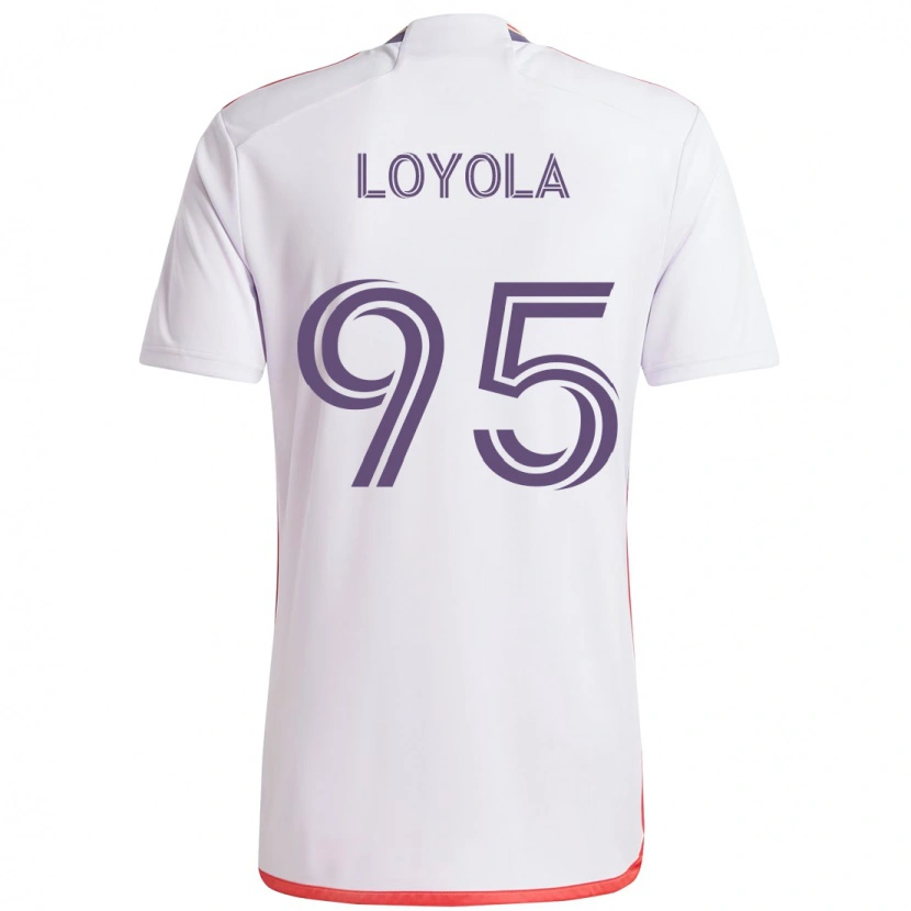 Danxen Pánské Favian Loyola #95 Fialová Bílá Daleko Hráčské Dresy 2025/26 Dres