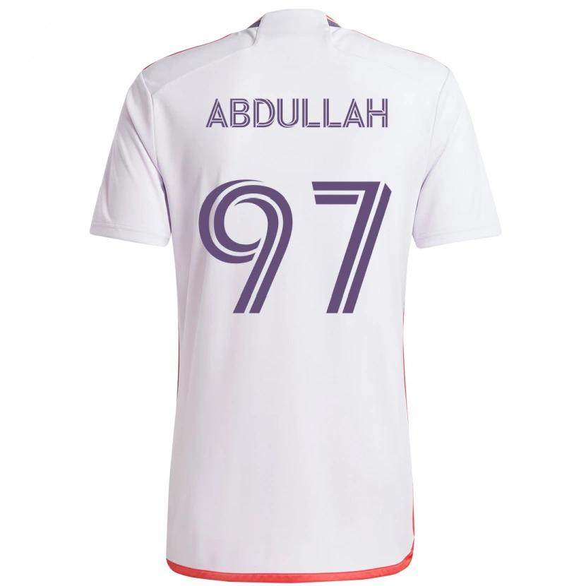 Danxen Pánské Majed Abdullah #97 Fialová Bílá Daleko Hráčské Dresy 2025/26 Dres
