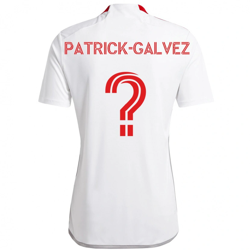 Danxen Pánské Pablo Patrick-Galvez #0 Červená Bílá Daleko Hráčské Dresy 2025/26 Dres