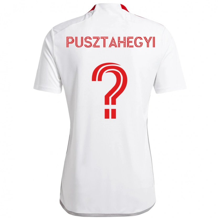 Danxen Pánské Tristan Pusztahegyi #0 Červená Bílá Daleko Hráčské Dresy 2025/26 Dres