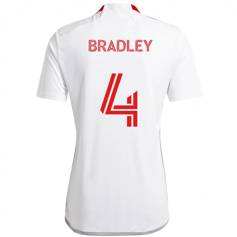 Danxen Pánské Michael Bradley #4 Červená Bílá Daleko Hráčské Dresy 2025/26 Dres