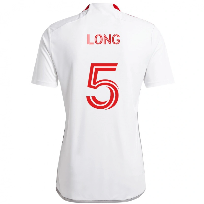 Danxen Pánské Kevin Long #5 Červená Bílá Daleko Hráčské Dresy 2025/26 Dres