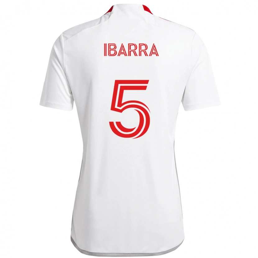 Danxen Pánské Franco Ibarra #5 Červená Bílá Daleko Hráčské Dresy 2025/26 Dres