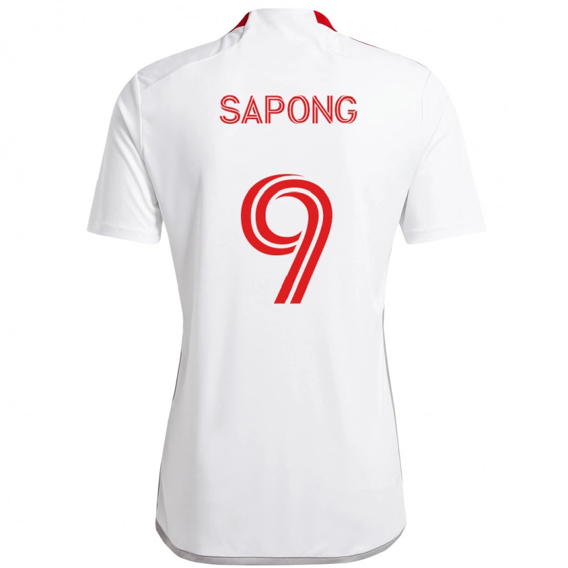 Danxen Pánské C.j. Sapong #9 Červená Bílá Daleko Hráčské Dresy 2025/26 Dres