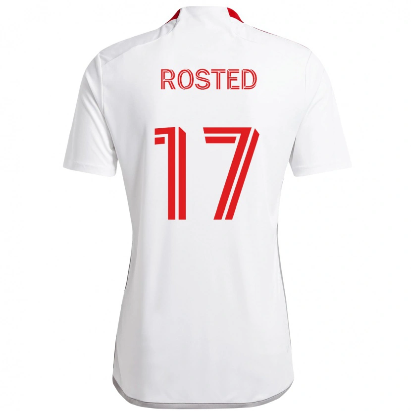 Danxen Pánské Sigurd Rosted #17 Červená Bílá Daleko Hráčské Dresy 2025/26 Dres