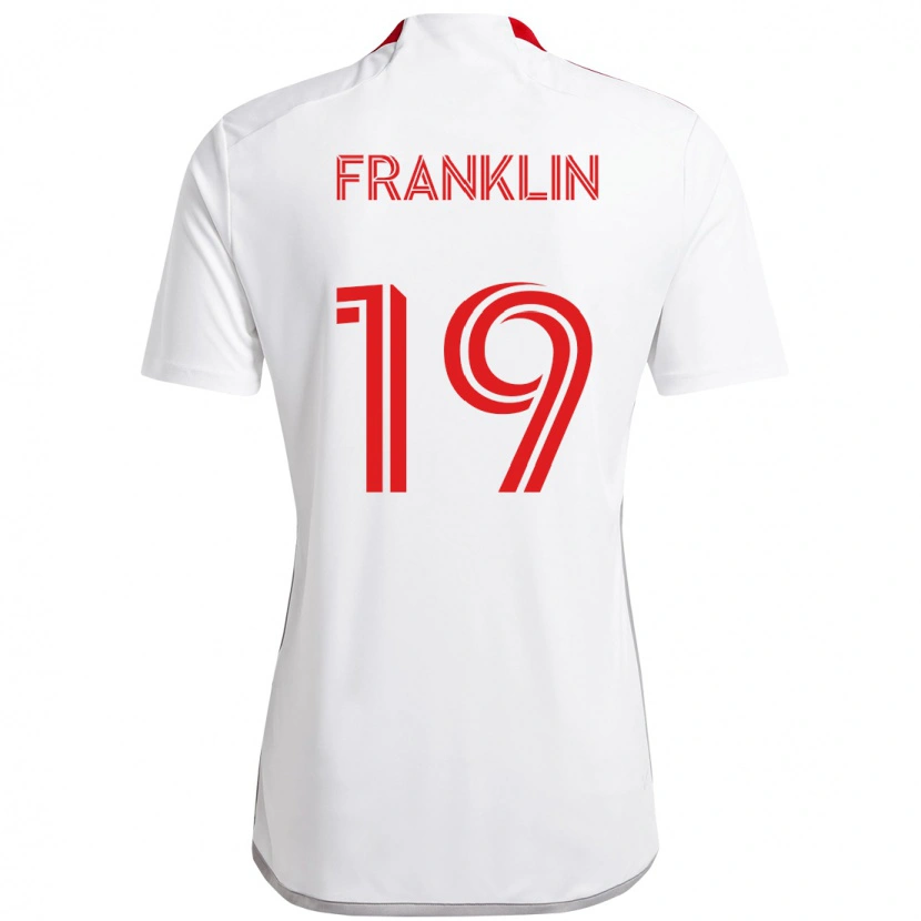 Danxen Pánské Kobe Franklin #19 Červená Bílá Daleko Hráčské Dresy 2025/26 Dres