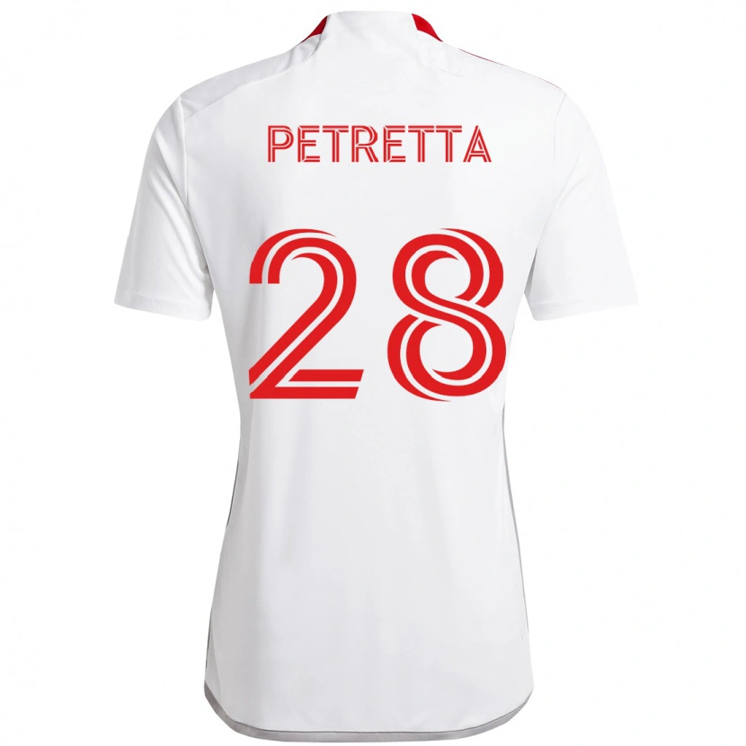 Danxen Pánské Raoul Petretta #28 Červená Bílá Daleko Hráčské Dresy 2025/26 Dres