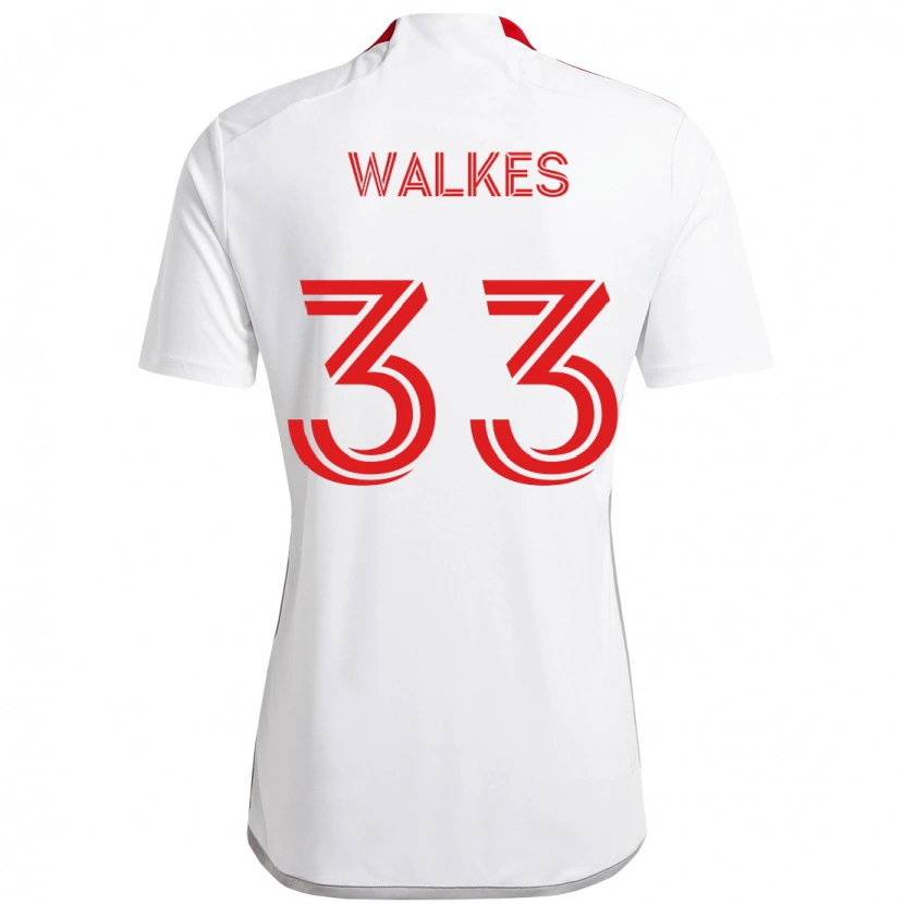 Danxen Pánské Reshaun Walkes #33 Červená Bílá Daleko Hráčské Dresy 2025/26 Dres