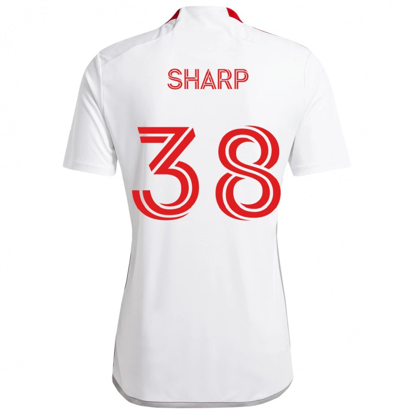Danxen Pánské Charlie Sharp #38 Červená Bílá Daleko Hráčské Dresy 2025/26 Dres