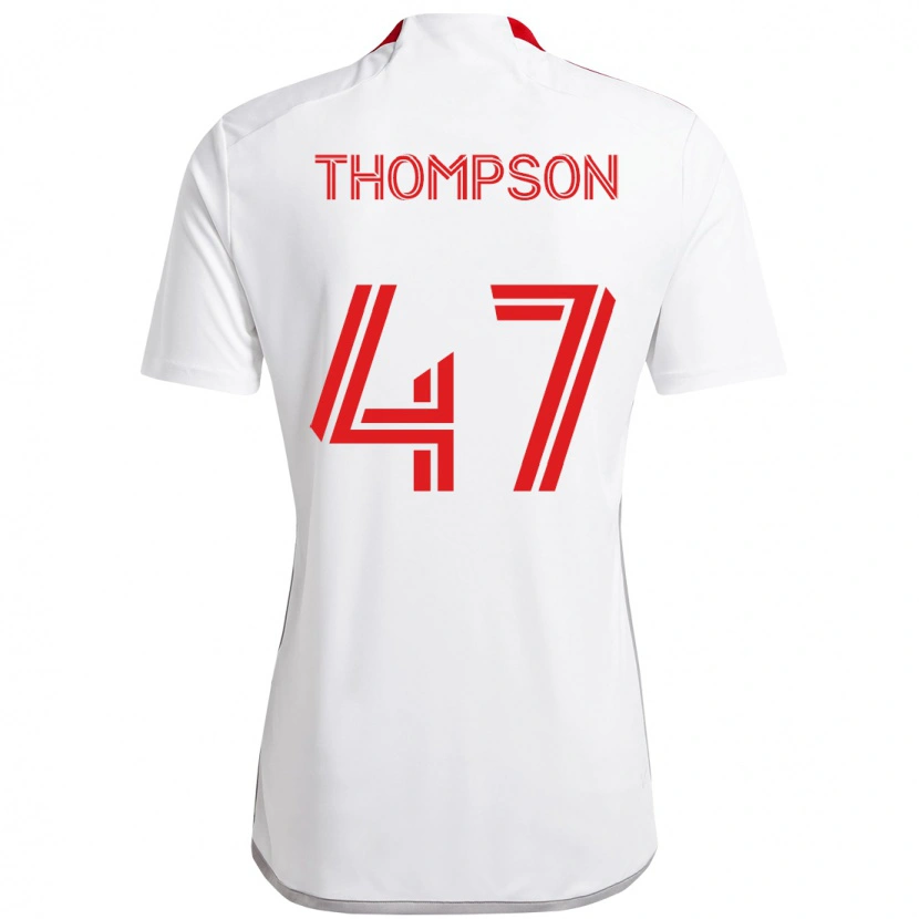 Danxen Pánské Kosi Thompson #47 Červená Bílá Daleko Hráčské Dresy 2025/26 Dres