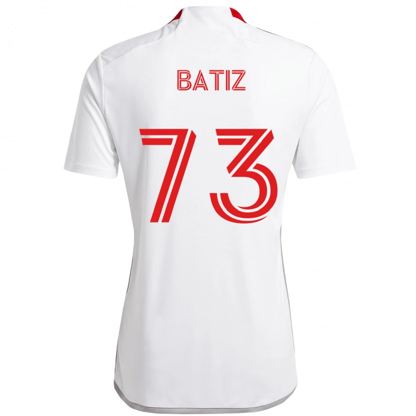 Danxen Pánské Jesus Batiz #73 Červená Bílá Daleko Hráčské Dresy 2025/26 Dres