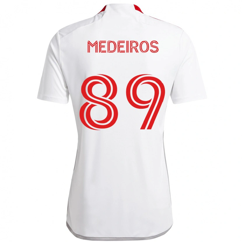 Danxen Pánské Matthew Medeiros #89 Červená Bílá Daleko Hráčské Dresy 2025/26 Dres