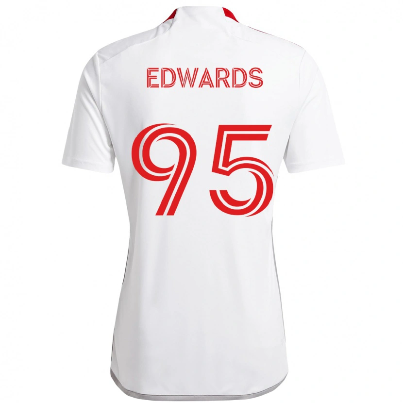Danxen Pánské Nathaniel Edwards #95 Červená Bílá Daleko Hráčské Dresy 2025/26 Dres
