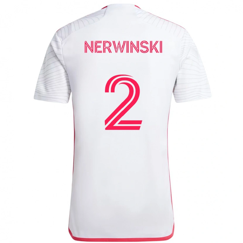 Danxen Pánské Jake Nerwinski #2 Purpurová Bílá Daleko Hráčské Dresy 2025/26 Dres