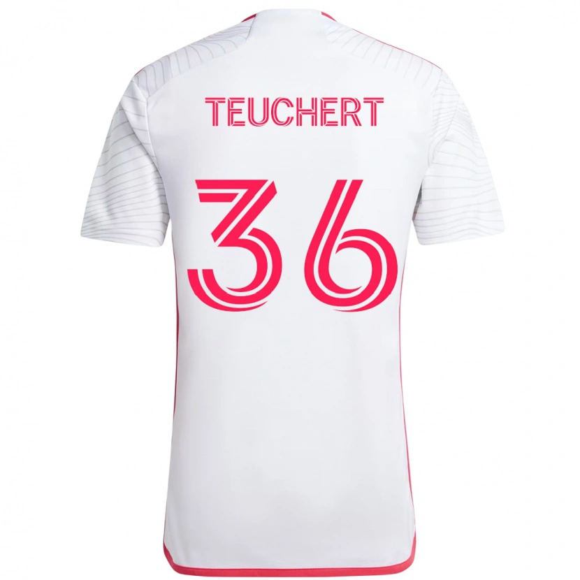 Danxen Pánské Cedric Teuchert #36 Purpurová Bílá Daleko Hráčské Dresy 2025/26 Dres