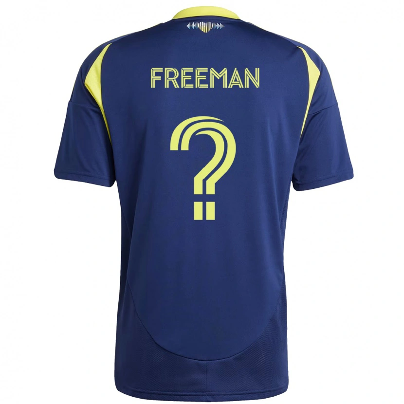 Danxen Pánské Tyler Freeman #0 Žlutá Námořnická Modrá Daleko Hráčské Dresy 2025/26 Dres