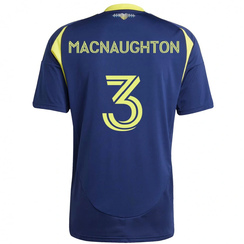 Danxen Pánské Lukas Macnaughton #3 Žlutá Námořnická Modrá Daleko Hráčské Dresy 2025/26 Dres