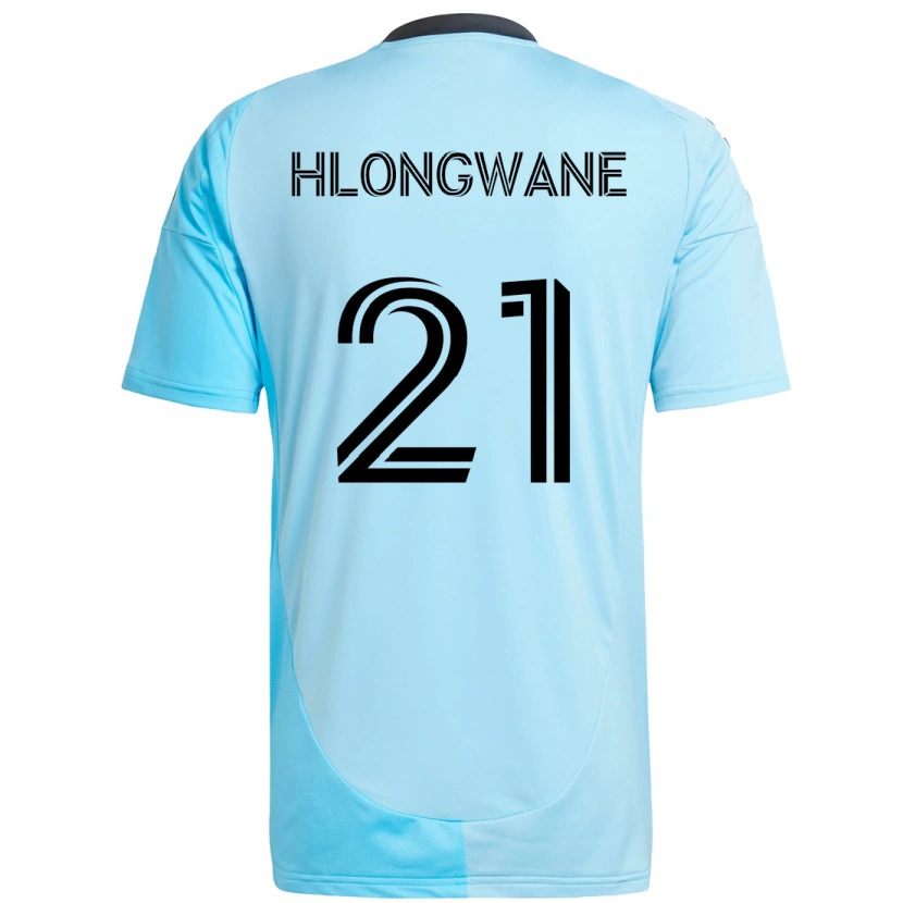 Danxen Pánské Bongokuhle Hlongwane #21 Černá Modrá Daleko Hráčské Dresy 2025/26 Dres