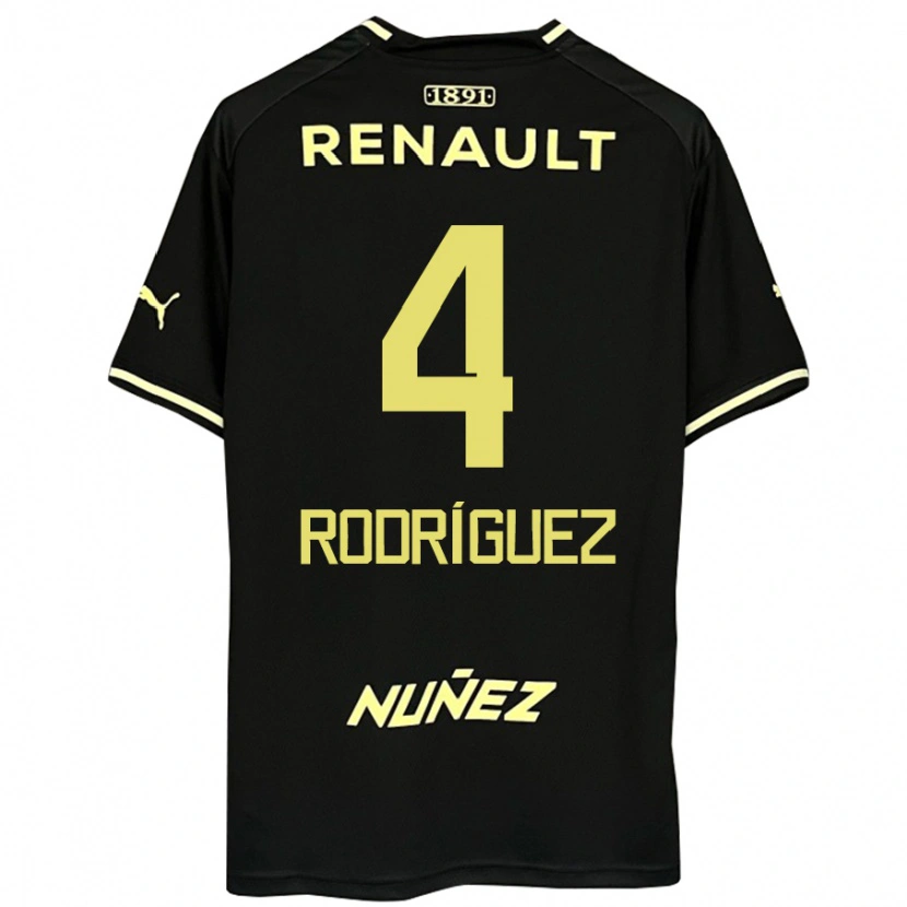 Danxen Pánské Guzmán Rodríguez #4 Žlutá Černá Daleko Hráčské Dresy 2025/26 Dres